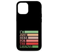 I'm Just Here For The Lasagna Vintage Funny Italian Food Custodia per iPhone 12/12 Pro