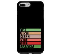I'm Just Here For The Lasagna Vintage Funny Italian Food Custodia per iPhone 7 Plus/8 Plus