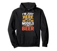 I'm Just Here for The Late Models And Beer - Felpa con Cappuccio