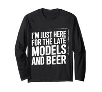 I'm Just Here for The Late Models And Beer |- Maglia a Manica