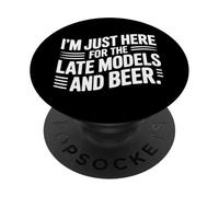 I'm Just Here For The Late Models And Beer - PopSockets PopGrip Adesivo