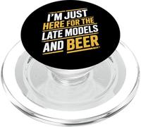 I'm Just Here For The Late Models And Beer - PopSockets PopGrip per MagSafe