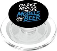 I'm Just Here For The Late Models And Beer |- PopSockets PopGrip per MagSafe
