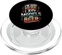 I'm Just Here For The Late Models And Beer |- PopSockets PopGrip per MagSafe