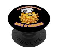 I'm Just Here For The Mac And Cheese - Funny Macaroni Lover PopSockets PopGrip Adesivo