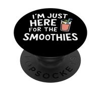 I'm Just Here for the Smoothies - Fresh Fruit Blended Juice PopSockets PopGrip Adesivo