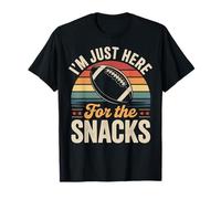 I'm Just Here for The Snacks Fantasy Football Divertente Maglietta