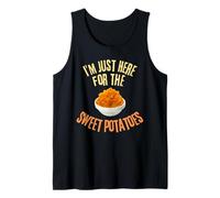 I'm Just Here For The Sweet Patatees Funny Food Lover Canotta