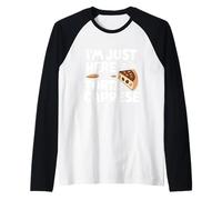I'm Just Here for The Torta Caprese Italian Flourless Cake Maglia con Maniche Raglan