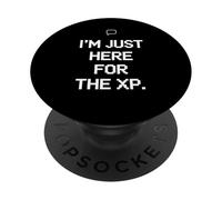 I'm Just Here For The XP Pixel Gamer Humor Design PopSockets PopGrip Adesivo