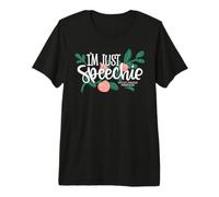 Im Just Speechie Patologo Linguoterapia Pesche Maglietta Premium