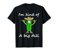 I'm Kind Of A Big Dill Cowboy Hat Cetriolo Fun Pickle Pun Maglietta