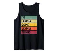 I'm Lavinia Doing Lavinia Things Nome Personalizzato Divertente Canotta