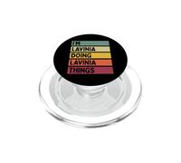 I'm Lavinia Doing Lavinia Things Nome personalizzato divertente PopSockets PopGrip per MagSafe