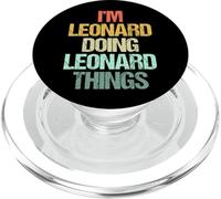 I'm Leonard Doing Leonard Things - Divertente nome di Leonard PopSockets PopGrip per MagSafe
