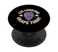 I'm Looking Grape Today Fruit Pun Positivity - PopSockets PopGrip Adesivo