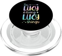 I'm Lucy Doing Lucy Things Nome personalizzato PopSockets PopGrip per MagSafe