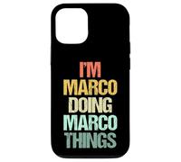I'm Marco Doing Marco Things - Divertente Dire Nome Fresco Marco Custodia per iPhone 12/12 Pro