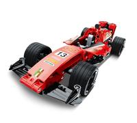 iM.Master - Auto F1 Rosso 2 in 1 - Modellino Technic Auto Combinabile con Moto - Pull Back - Blocchi Edilizia Adulti e Bambini - 150 Pezzi - Giochi Educativi STEM - Modellino da Costruire