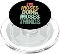 I'm Moses Doing Moses Things - Divertente Dire Cool Name Moses PopSockets PopGrip per MagSafe