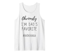 I'm My Dad's Favorite Funny Daughter-Son Child Gift Canotta