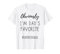 I'm My Dad's Favorite Funny Daughter-Son Child Gift Maglietta