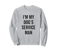 I'm My Dog's Service Man Funny Pet Amante Felpa