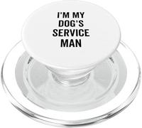I'm My Dog's Service Man Funny Pet Amante PopSockets PopGrip per MagSafe