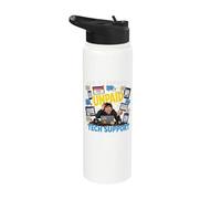 Im My Family Unpaid Tech Support Funny Technical Support Stainless Steel Insulated Water Bottle