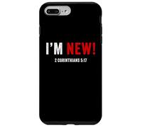I'M NEW - Christian Faith Baptism Verse 2 Corinthians 5:17 Custodia per iPhone 7 Plus/8 Plus