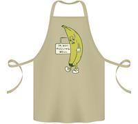 I'M Non Peeling Well Divertente Malato Banana Cotone Grembiule 100% Biologico