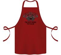 Im Non Qui Per Talk Palestra Allenamento Top Cotone Grembiule 100% Biologico