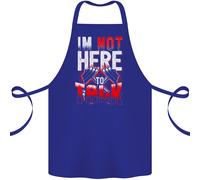 Im Non Qui Per Talk Palestra Allenamento Top Cotone Grembiule 100% Organico