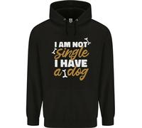 Im Non Singolo I Hanno Un Cane Divertente Bambini Felpa con Cappuccio