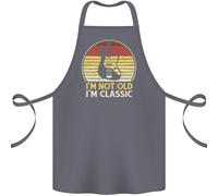 Im Non Vecchio Classico Chitarra Rock N Roll Punk Cotone Grembiule 100% Organico