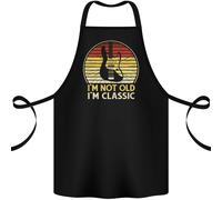 Im Non Vecchio Classico Chitarra Rock N Roll Punk Cotone Grembiule 100% Organico