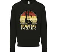 Im Non Vecchio Classico Chitarra Rock N Rotolo Punk Bambini Felpa Maglione
