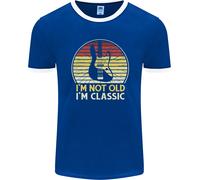 Im Non Vecchio Classico Chitarra Rock N Rotolo Punk Uomo Ringer Fotl