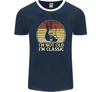 Im Non Vecchio Classico Chitarra Rock N Rotolo Punk Uomo Ringer Fotl