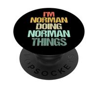 I'm Norman Doing Norman Things - Divertente Detto Nome Norman PopSockets PopGrip Adesivo