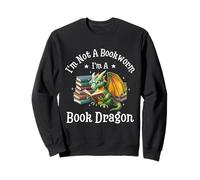 I'm Not A Bookworm I'm A Book Dragon Felpa