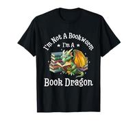 I'm Not A Bookworm I'm A Book Dragon Maglietta