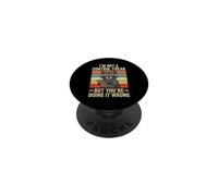 I'm Not A Control Freak Raccoon Fun Facing It Wrong Sarcastico PopSockets PopGrip Adesivo