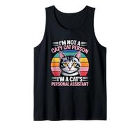 I'm Not A Crazy Cat Person I'm A Cat's Personal Assistant Canotta