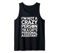 I'm Not A Crazy Cat Person I'm A Cat's Personal Assistant Canotta