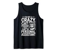 I'm Not A Crazy Cat Person I'm A Cat's Personal Assistant Canotta