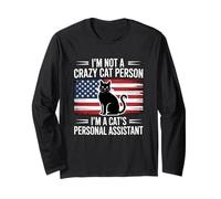 I'm Not A Crazy Cat Person I'm A Cat's Personal Assistant Maglia a Manica