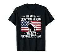 I'm Not A Crazy Cat Person I'm A Cat's Personal Assistant Maglietta
