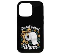 I'm Not A Good Wiper Funny Adult Humor New Dad Mom Promoted Custodia per iPhone 13 Pro