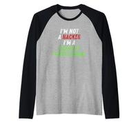 Im Not A Hacker Im A Security Professional OPSEC Cyber Humor Maglia con Maniche Raglan